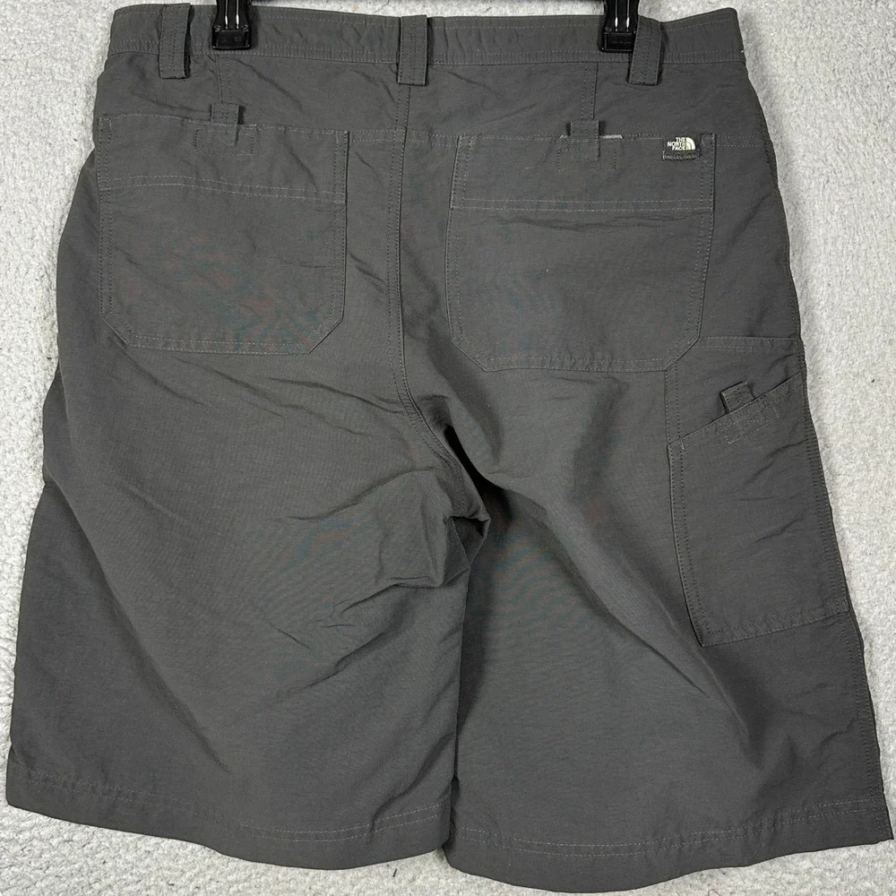 The North Face Horizon Shorts Mens 36 Asphalt Grey Cargo Hiking Trail Outdoor
